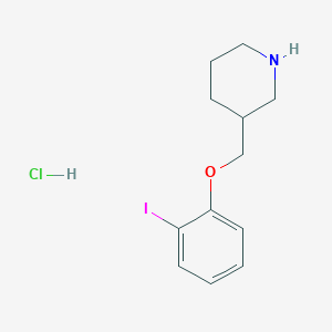 3-[(2-Iodophenoxy)methyl]piperidine hydrochloride图片