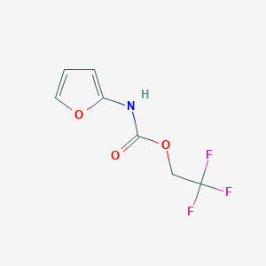 2,2,2-trifluoroethyl N-(furan-2-yl)carbamate图片