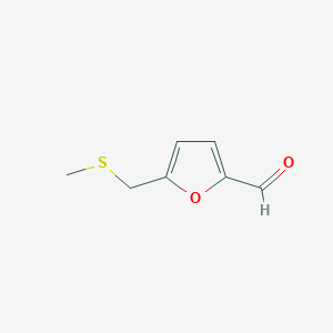 5-[(methylsulfanyl)methyl]furan-2-carbaldehyde图片