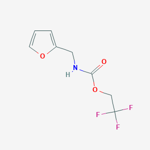 2,2,2-trifluoroethyl N-(furan-2-ylmethyl)carbamate图片