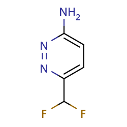 6-(difluoromethyl)pyridazin-3-amine图片