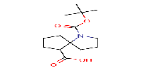 1-[(tert-butoxy)carbonyl]-1-azaspiro[4,4]nonane-6-carboxylicacid图片