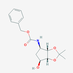 benzylN-[(3aS,4R,6S,6aR)-6-hydroxy-2,2-dimethyl-hexahydrocyclopenta[d][1,3]dioxol-4-yl]carbamate图片