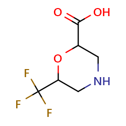 6-(trifluoromethyl)morpholine-2-carboxylicacid图片