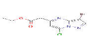 ethyl2-(3-bromo-7-chloro-2-methyl-pyrazolo[1,5-a]pyrimidin-5-yl)acetate图片