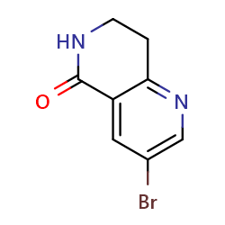 3-bromo-5,6,7,8-tetrahydro-1,6-naphthyridin-5-one图片