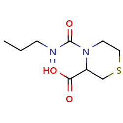 4-(propylcarbamoyl)thiomorpholine-3-carboxylicacid图片