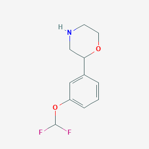 2-[3-(Difluoromethoxy)phenyl]morpholine图片
