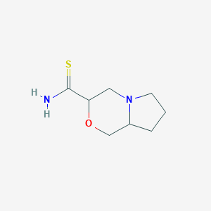 Hexahydro-1H-pyrrolo[2,1-c]morpholine-3-carbothioamide图片