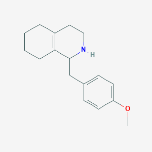 (S)-1,2,3,4,5,6,7,8-Octahydro-1-[(4-methoxyphenyl)methyl]isoquinoline图片