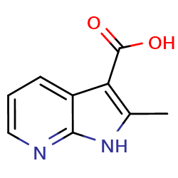 2-methyl-1H-pyrrolo[2,3-b]pyridine-3-carboxylicacid图片