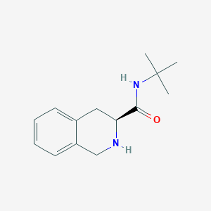 (3S)-1,2,3,4-Tetrahydroisoquinoline-3-(N-tert-Butylcarboxamide)图片