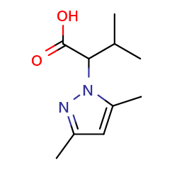 2-(3,5-dimethyl-1H-pyrazol-1-yl)-3-methylbutanoicacid图片