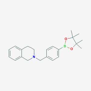 2-[4-(4,4,5,5-Tetramethyl-[1,3,2]dioxaborolan-2-Yl)-benzyl]-1,2,3,4-tetrahydro-isoquinoline图片