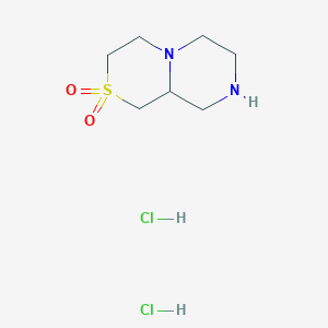 Octahydro-2lambda6-piperazino[2,1-c]thiomorpholine-2,2-dione dihydrochloride图片