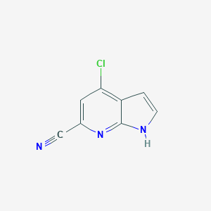 4-chloro-1H-pyrrolo[2,3-b]pyridine-6-carbonitrile图片
