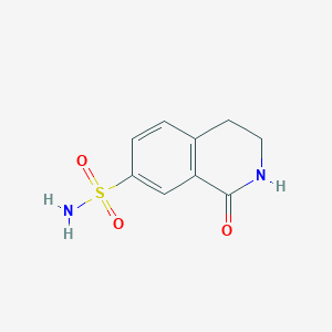 1-Oxo-1,2,3,4-tetrahydro-isoquinoline-7-sulfonic Acid Amide图片