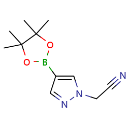 2-[4-(tetramethyl-1,3,2-dioxaborolan-2-yl)-1H-pyrazol-1-yl]acetonitrile图片