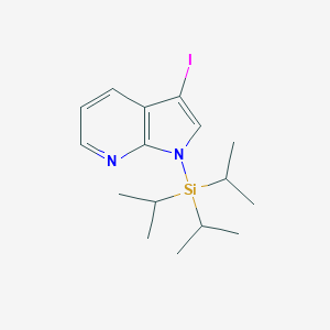 (3-iodopyrrolo[2,3-b]pyridin-1-yl)-triisopropyl-silane图片