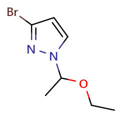 3-bromo-1-(1-ethoxyethyl)-1H-pyrazole图片