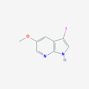 3-iodo-5-methoxy-1H-pyrrolo[2,3-b]pyridine图片
