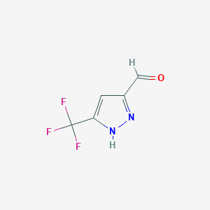 3-(trifluoromethyl)-1H-pyrazole-5-carbaldehyde图片