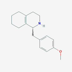(R)-1,2,3,4,5,6,7,8-Octahydro-1-[(4-methoxyphenyl)methyl]isoquinoline图片