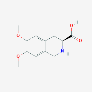(3S)-1,2,3,4-Tetrahydro-6,7-dimethoxy-3-isoquinolinecarboxylic Acid图片