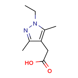 2-(1-ethyl-3,5-dimethyl-1H-pyrazol-4-yl)aceticacid图片