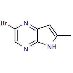 2-bromo-6-methyl-5H-pyrrolo[2,3-b]pyrazine图片