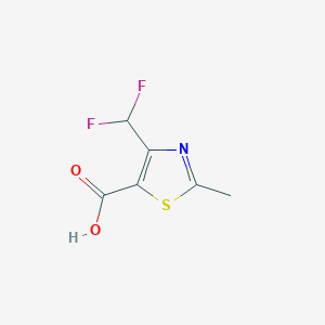 4-(difluoromethyl)-2-methyl-1,3-thiazole-5-carboxylicacid图片