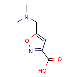 5-[(dimethylamino)methyl]-1,2-oxazole-3-carboxylicacid图片