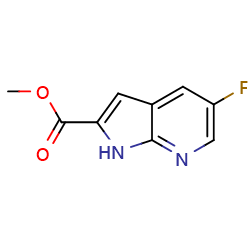 methyl5-fluoro-1H-pyrrolo[2,3-b]pyridine-2-carboxylate图片