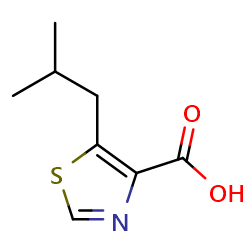 5-(2-methylpropyl)-1,3-thiazole-4-carboxylicacid图片