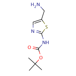 tert-butylN-[5-(aminomethyl)-1,3-thiazol-2-yl]carbamate图片