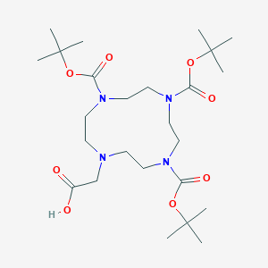 1,4,7-三-Boc-10-(羧甲基)-1,4,7,10-四氮杂环十二烷图片