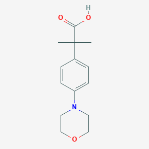 α,α-Dimethyl-4-(4-morpholinyl)benzeneacetic Acid图片