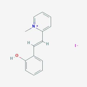 2-[2-(2-Hydroxyphenyl)ethenyl]-1-methylpyridin-1-ium Iodide图片