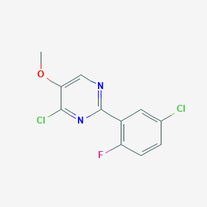4-Chloro-2-(5-chloro-2-fluorophenyl)-5-methoxypyrimidine图片