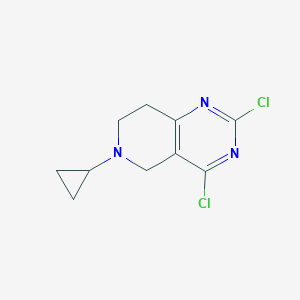 2,4-Dichloro-6-cyclopropyl-5,6,7,8-tetrahydropyrido[4,3-d]pyrimidine图片