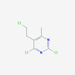 2,4-dichloro-5-(2-chloroethyl)-6-methylpyrimidine图片