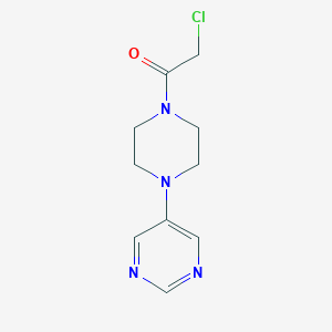 5-[4-(Chloroacetyl)piperazin-1-yl]pyrimidine图片