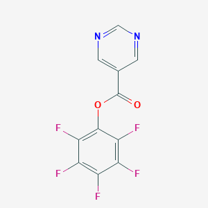 Pentafluorophenyl pyrimidine-5-carboxylate 97%图片