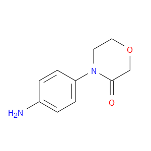 4-(4-氨苯基)吗啉-3-酮图片