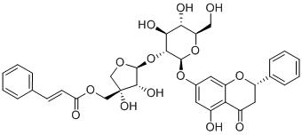 (2S)-Pinocembrin 7-O-[2''-O-(5'''-O-trans-cinnamoyl)-β-D-apiofuranosyl]-β-D-glucoside图片