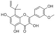 8-(1,1-Dimethyl-2-propenyl)-3'-methoxykaempferol图片