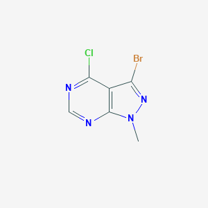 3-Bromo-4-chloro-1-methyl-1H-pyrazolo[3,4-d]pyrimidine图片