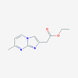 ethyl 2-{7-methylimidazo[1,2-a]pyrimidin-2-yl}acetate图片