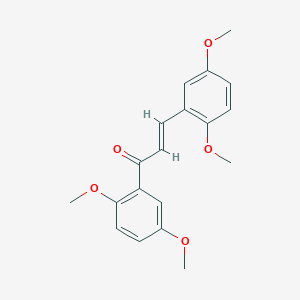 (2E)-1,3-bis(2,5-dimethoxyphenyl)prop-2-en-1-one图片