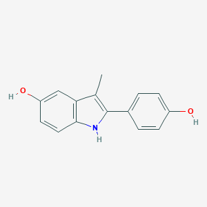 2-(4-Hydroxyphenyl)-3-methyl-1H-indol-5-ol图片